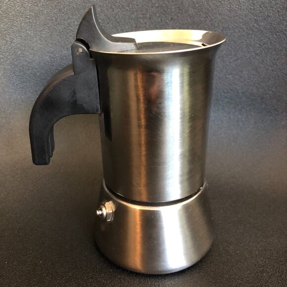 Cafetera Bialetti Espresso Coffee Maker Brewer Moka Pot 1 cup Stainless - Picture 2 of 7